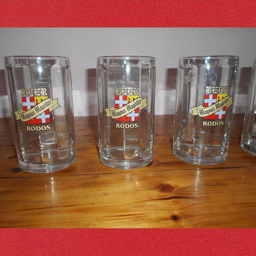 Magnus Magister beer glasses set of 4 new, 0.3 liter