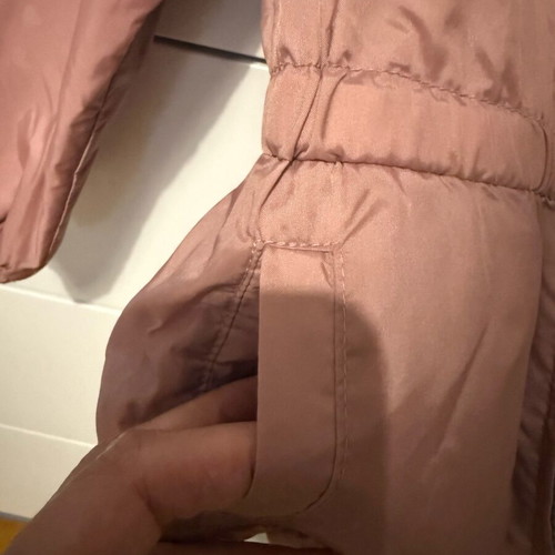 Benetton waterproof jacket with fleece lining for girl 3-4 years like new, pink