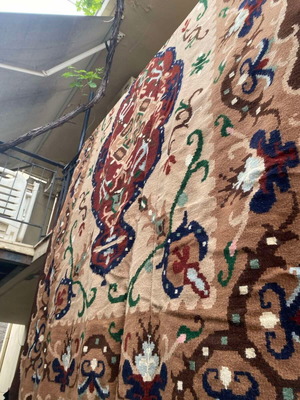 Handwoven Arachovis Wool Rug 4.5x4 m New