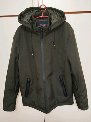 Palablu men's jacket XL like new, brown with detachable hood