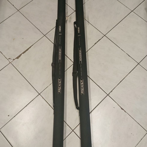 Fishing rods Premier Filstar Bombarda strong weight 4.50m new with case set of 2