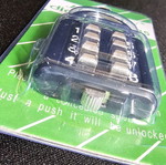Small metal lock with 4-digit code new