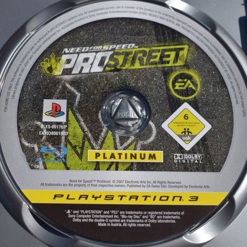 Need for Speed: ProStreet PS3 game like new, racing