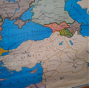 Πολιτικός χάρτης Ευρώπης τοιχου
