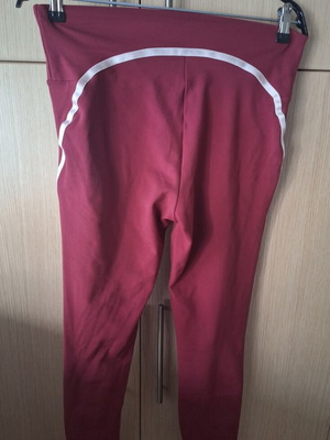 Sports leggings The Lady new, white and red, XL