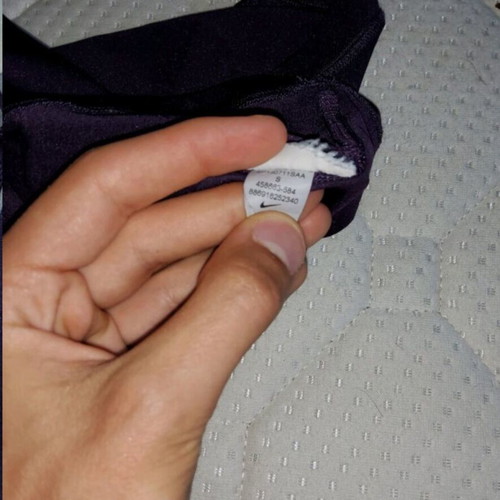 Nike Pro women's sports shirt used, purple, size S