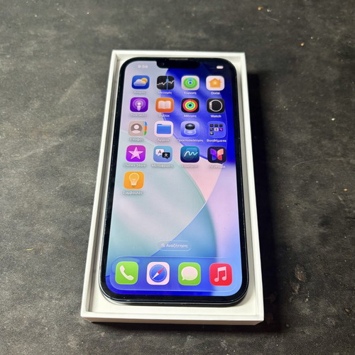 Apple iPhone 14 with case and box, 128GB, black