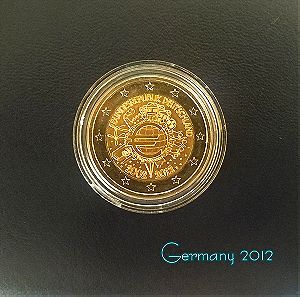 Νόμισμα 2 Ευρώ - Γερμανία 2012 - 10η επέτειος των τραπεζογραμματίων και των κερμάτων ευρώ (UNC)