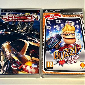 PSP need for speed & buzz