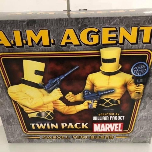 AIM Agents Twin Pack Bowen Bust set new, limited edition Marvel