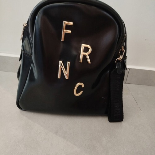FRNC backpack black patent leather used