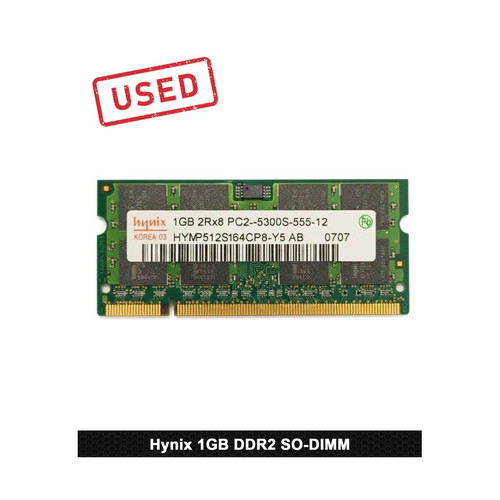 Hynix 1GB DDR2 PC2-5300S Laptop RAM used