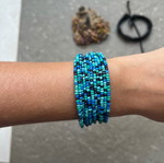 Bracelets set of 5 pieces with beads and designs