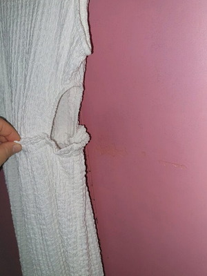 Zara white jumpsuit used size 10 for girls