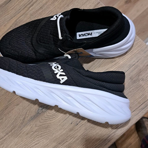 Hoka men's sports sneakers new, black, size 41.5