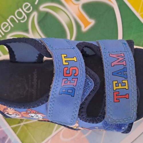 H&M sandals used, size 24, multicolor