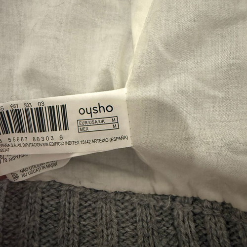 Knitted cardigan Oysho with buttons and hood, like new, size M