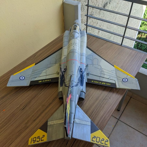 F-4 Phantom E 338 Aris Model Plane New, Hand-Painted with 3D Parts