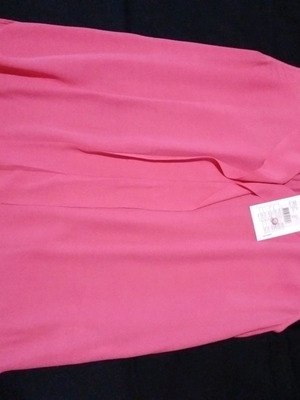 In Wear crepe blouse pink new, size L