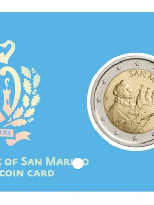 Επίσημη coincard 2025 Σαν Μαρίνο 2 ευρώ καινούργιο