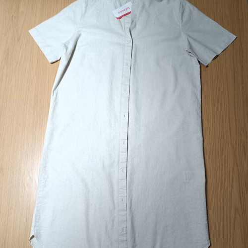 Esmara women's shirt dress new with tags, linen and cotton, beige, size S