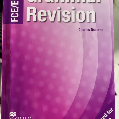 FCE Grammar Revision book like new