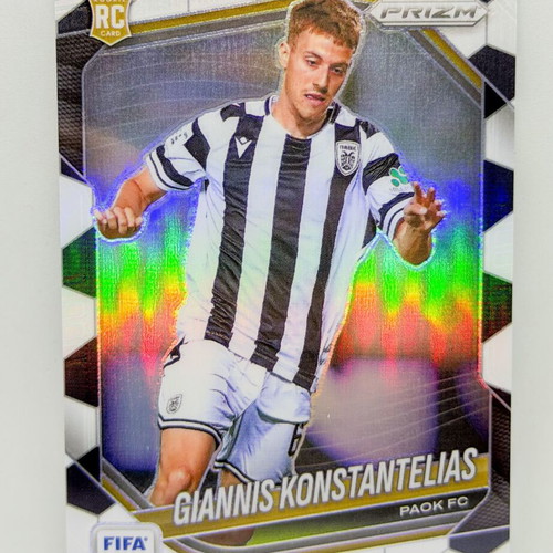 Panini FIFA Prizm 2025/26 Giannis Konstantelias Soccer Ball Prizm Parallel RC SP new
