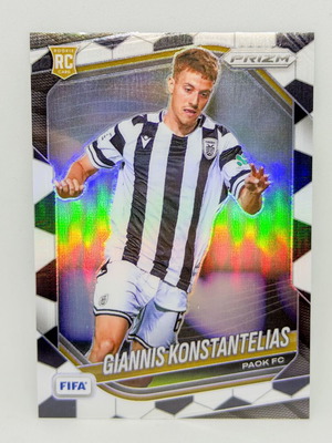 Panini FIFA Prizm 2025/26 Giannis Konstantelias Soccer Ball Prizm Parallel RC SP new