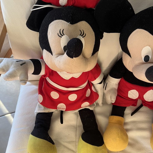 Micky and Minnie Mouse plush toys