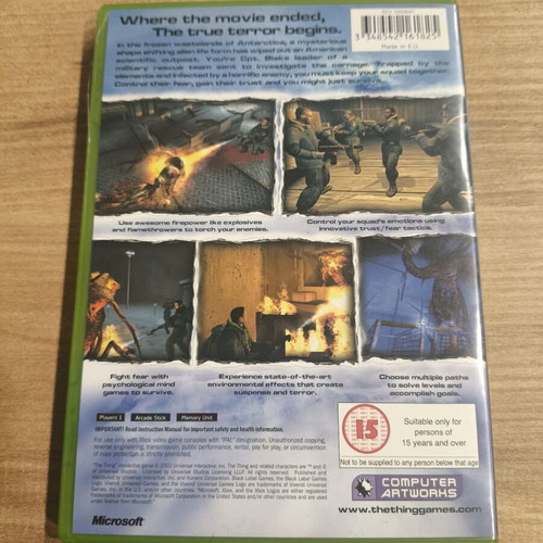 The Thing Xbox like new, English version