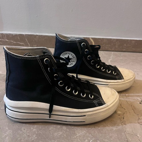 Converse Move platform retro δίπατα μποτάκια μαύρα 39 σαν καινούργιο