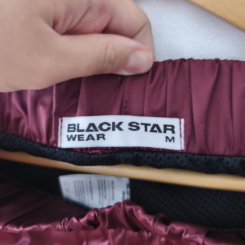 Black Star Wear Burgundy Tracksuit Set like new, size M