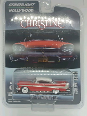 1958 Plymouth Fury Christine 1:64 new from Green Light