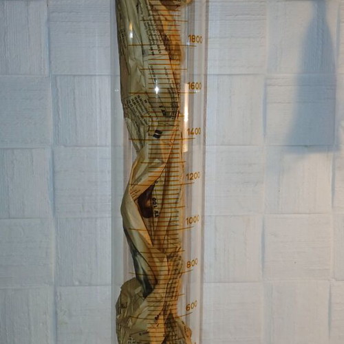 Kavalier vintage volumetric glass cylinder 2000 ml, 52 cm, new