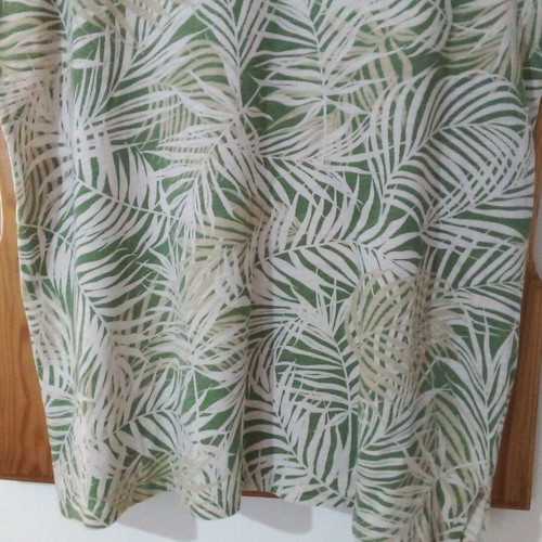 Pepco cotton tank top like new, size XL, white and green