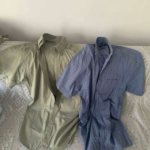 Summer shirts like new, pack of 2, Sprinter, size L, blue and olive