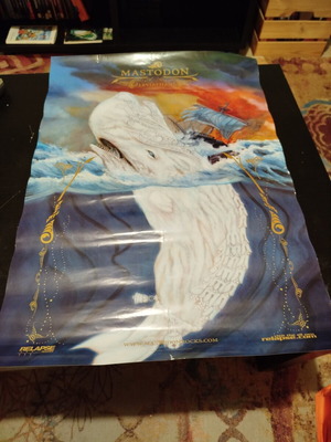 Mastodon official poster Leviathan album used