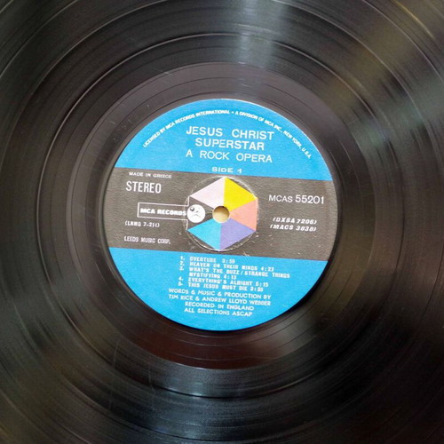 Jesus Christ Superstar Rock Opera LP used