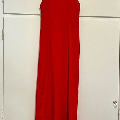 Karavan long red dress like new, size L