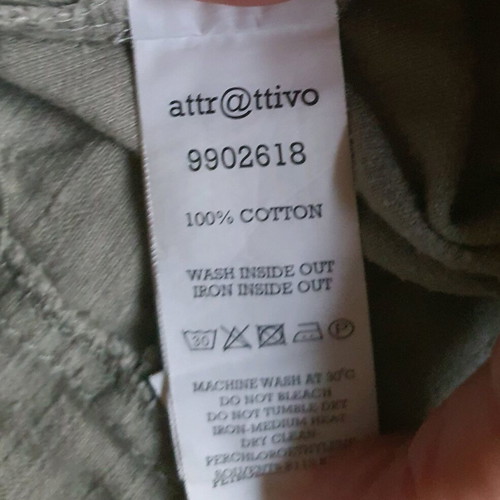 Φόρεμα Attrattivo αμάνικο με ζώνη, χειμερινό, 100% βαμβακερό, ελαφρώς μεταχειρισμένο