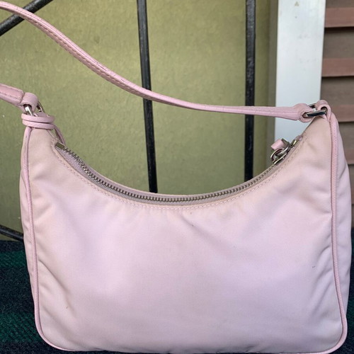 Prada shoulder bag used, light pink