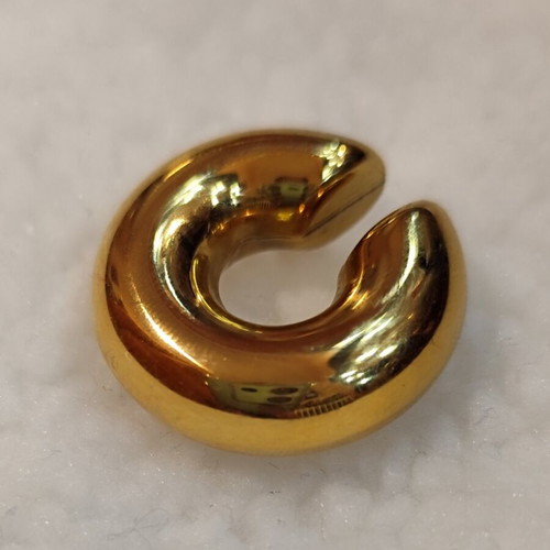 Chucky ear cuff made of stainless steel gold color new