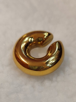 Chucky ear cuff made of stainless steel gold color new