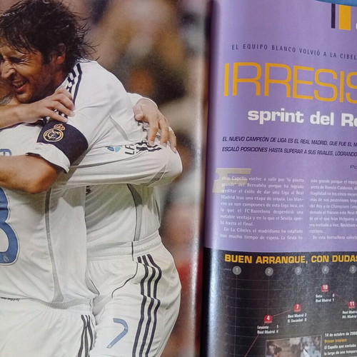 Don Balon magazine issue 18-24/6/2007 like new, Real Madrid tribute