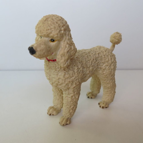 AAA Poodle Curly-Haired Dog Figurine like new, miniature