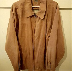 spring jacket CAMEL suede leather original  (XXLarge)