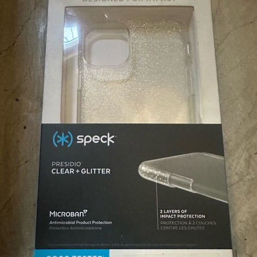 iPhone 11 Pro Max Speck Presidio Clear + Glitter case new