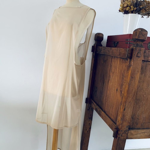 Asymmetric Tunic Ioanna Kourbela new, beige, size S