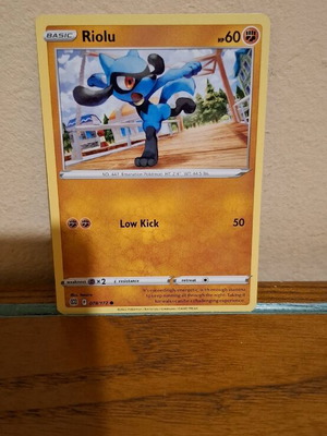 Pokemon Card Riolu σαν καινούργιο