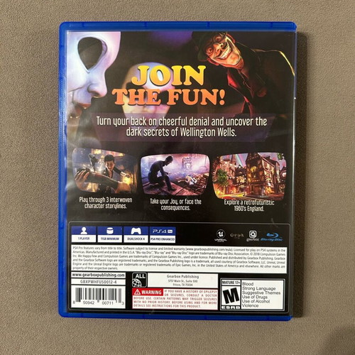 We Happy Few PS4 used